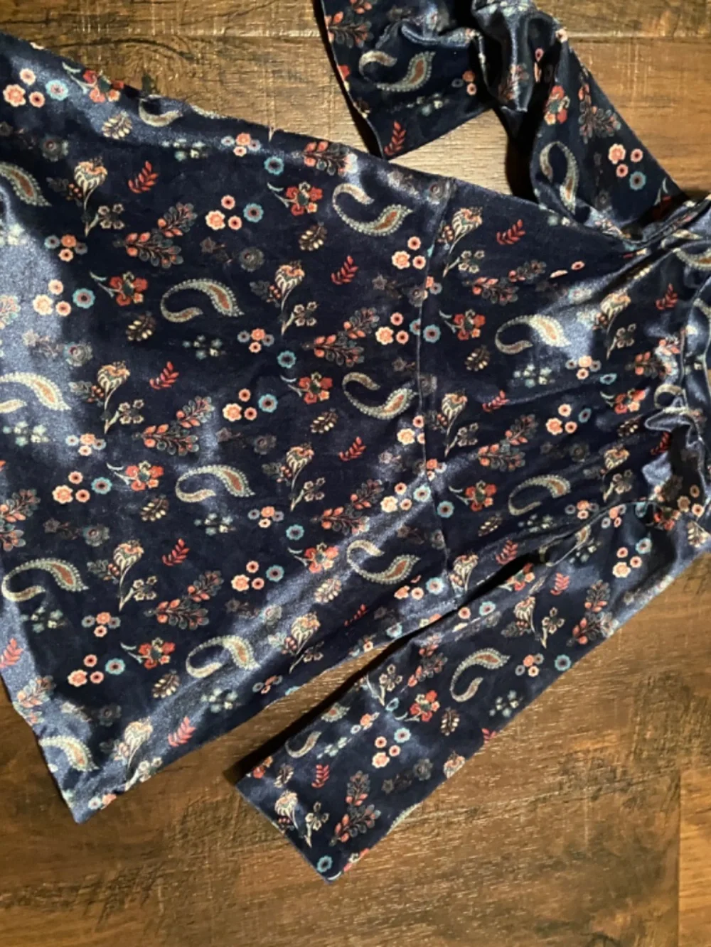Like new! Zara Dress long sleeve so 4Y casual party blue floral